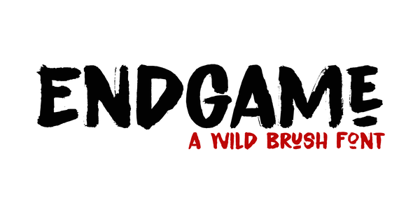 Endgame DEMO font